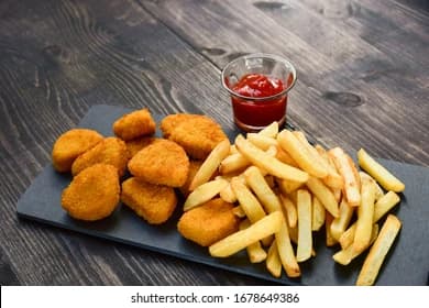 Chicken Nuggets with Fries